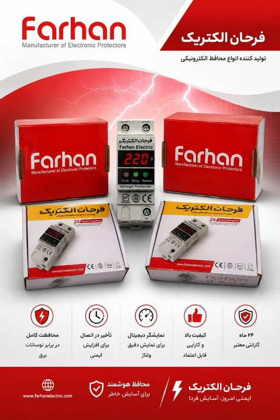 محافظ ریلی 40 امپر